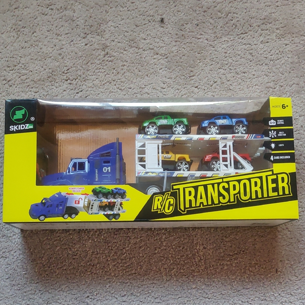 R/C Transporter Toy Set - Blue and Green